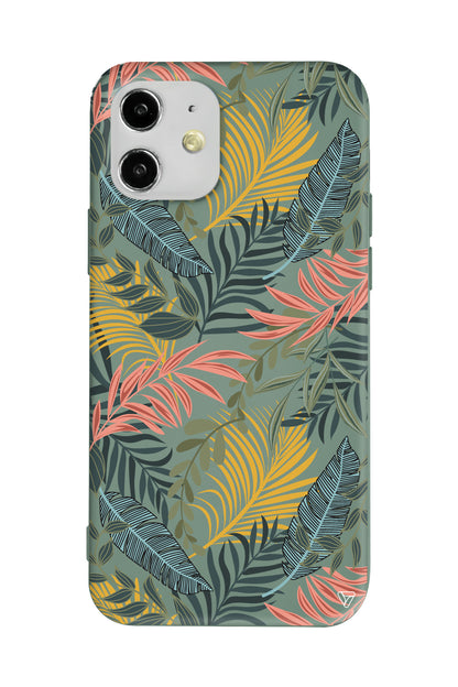 Soft Tropikal Lansman Model İçi Kadife Silikon Telefon Kılıfı