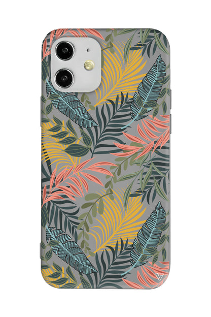 Soft Tropikal Lansman Model İçi Kadife Silikon Telefon Kılıfı