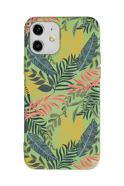 Soft Tropikal Lansman Model İçi Kadife Silikon Telefon Kılıfı