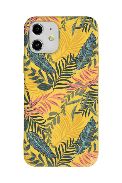 Soft Tropikal Lansman Model İçi Kadife Silikon Telefon Kılıfı