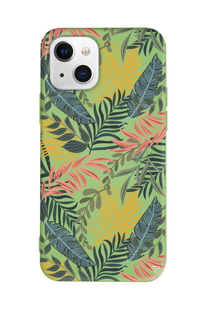 Soft Tropikal Lansman Model İçi Kadife Silikon Telefon Kılıfı