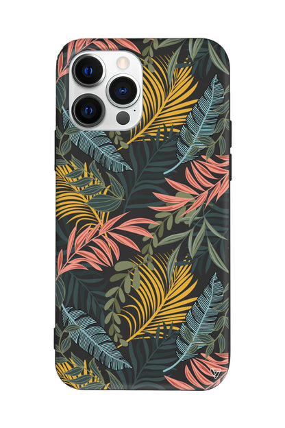 Soft Tropikal Lansman Model İçi Kadife Silikon Telefon Kılıfı