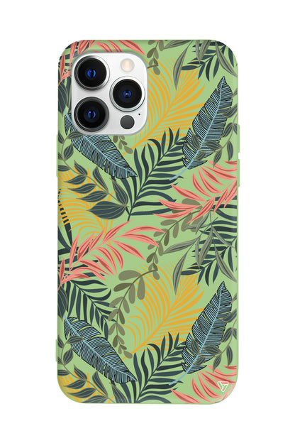 Soft Tropikal Lansman Model İçi Kadife Silikon Telefon Kılıfı