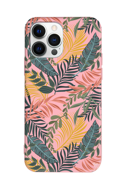 Soft Tropikal Lansman Model İçi Kadife Silikon Telefon Kılıfı