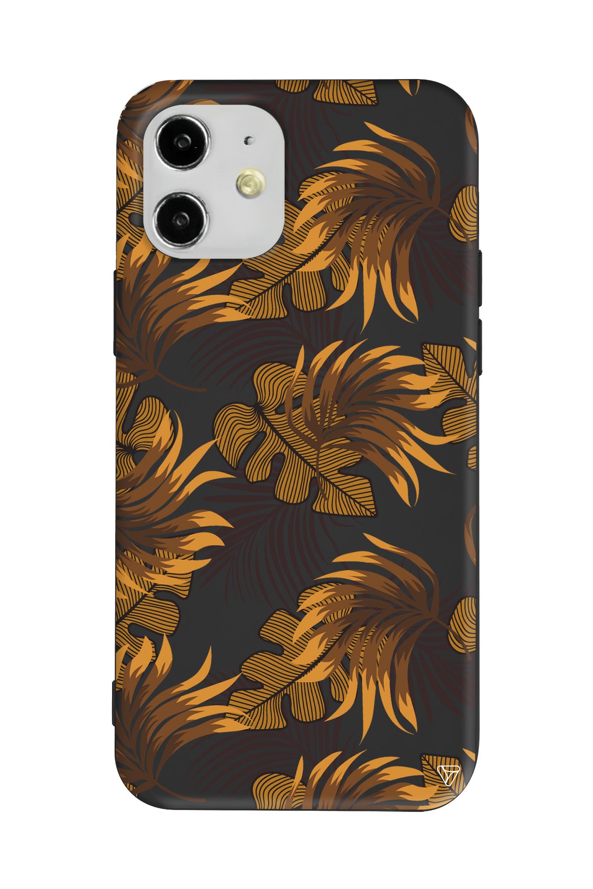 Mat Botanik Lansman Model İçi Kadife Silikon Telefon Kılıfı