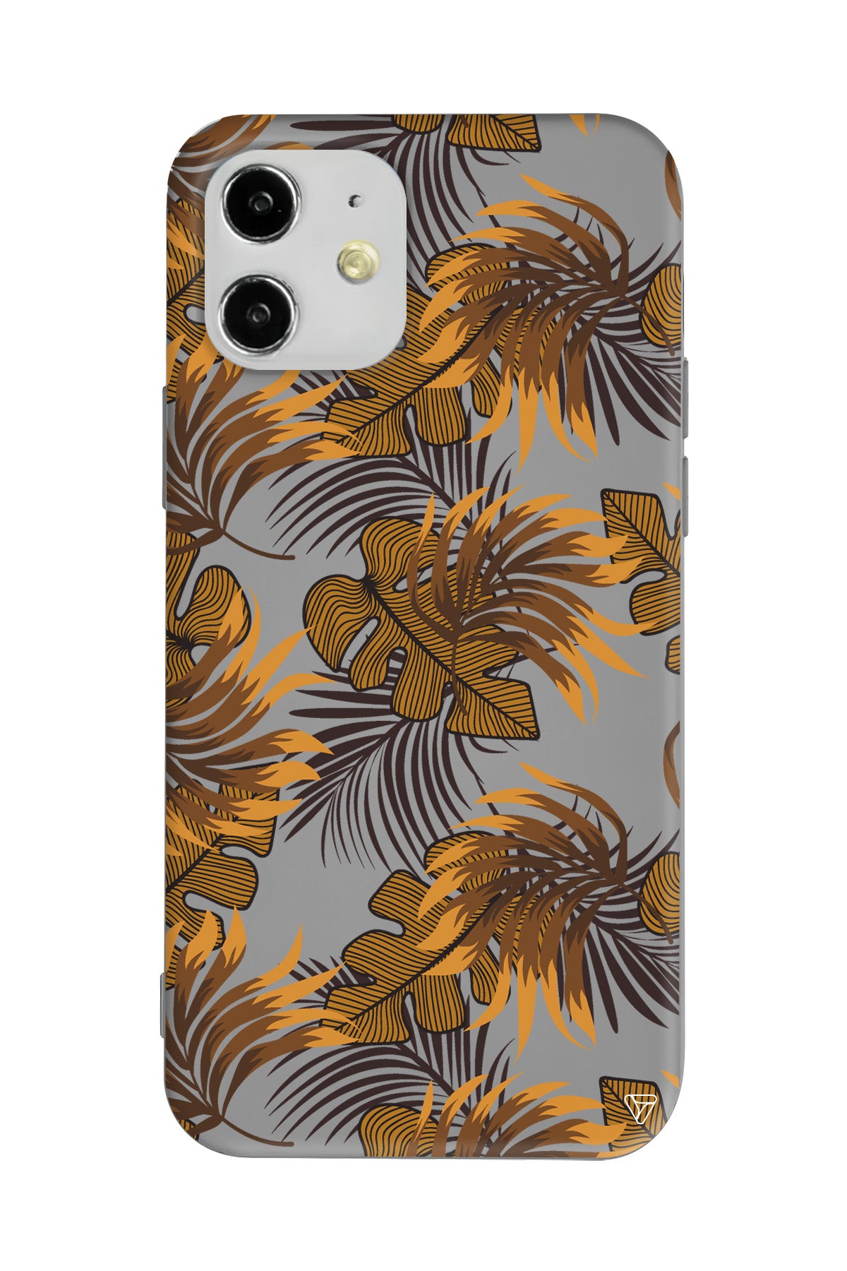 Mat Botanik Lansman Model İçi Kadife Silikon Telefon Kılıfı