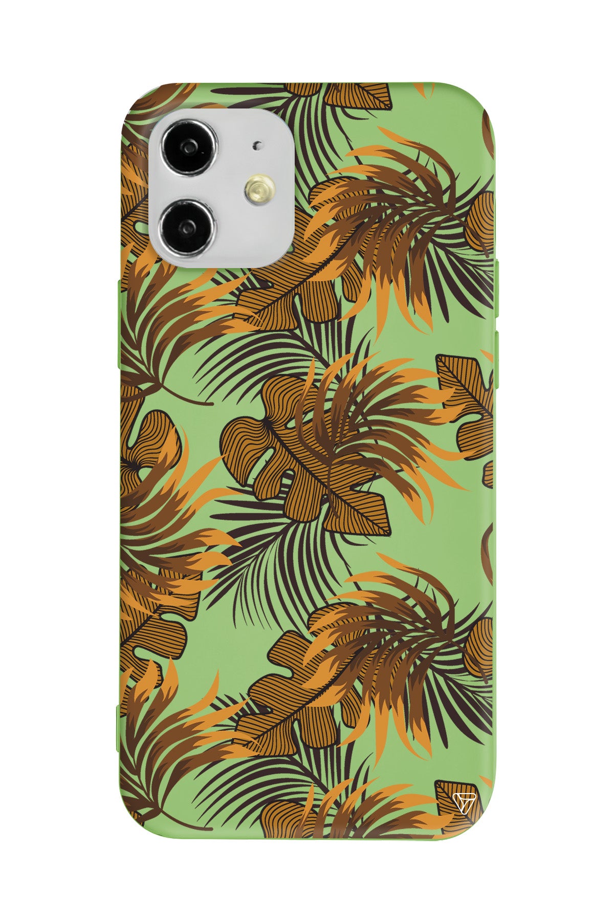 Mat Botanik Lansman Model İçi Kadife Silikon Telefon Kılıfı