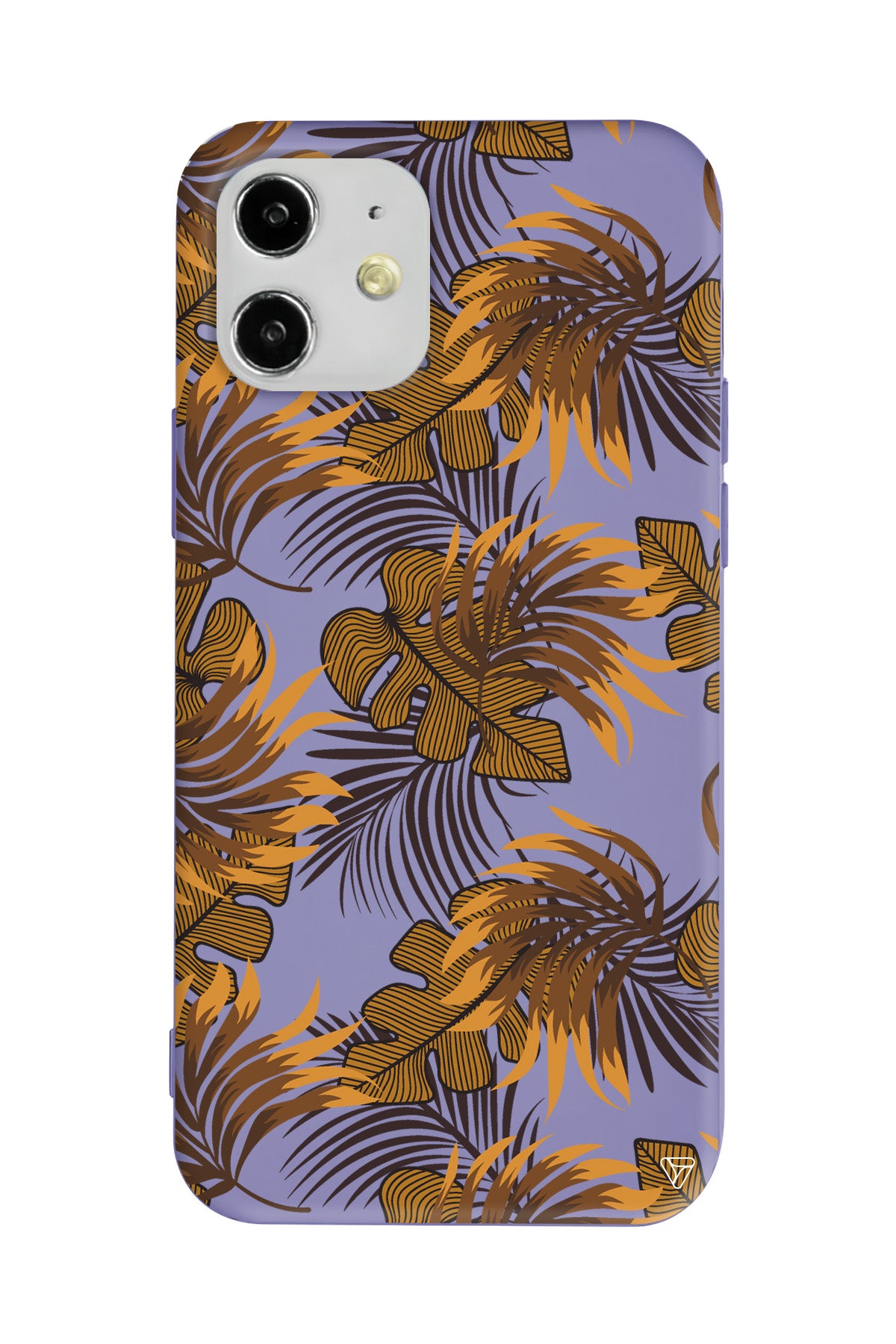 Mat Botanik Lansman Model İçi Kadife Silikon Telefon Kılıfı