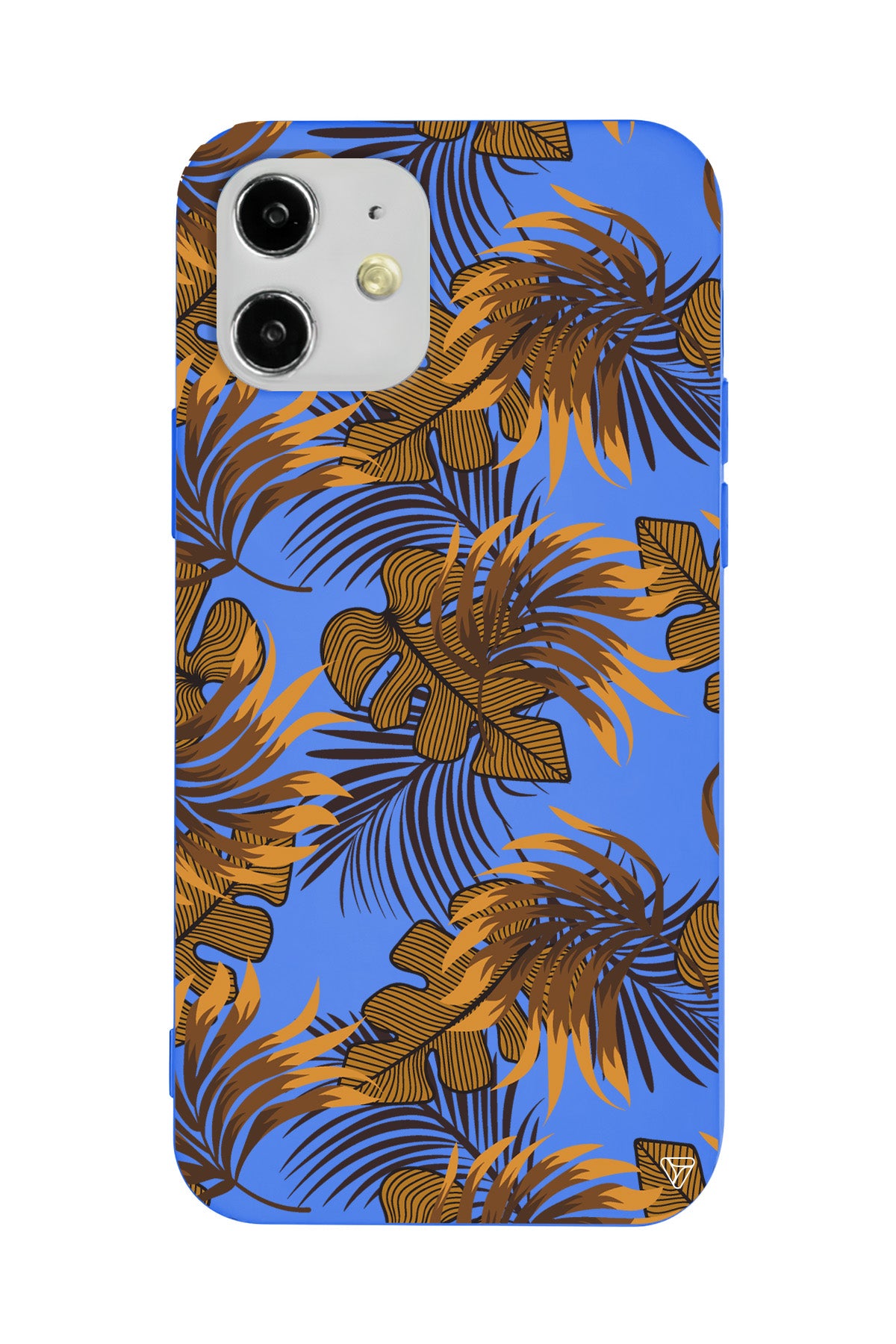 Mat Botanik Lansman Model İçi Kadife Silikon Telefon Kılıfı