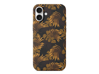 Mat Botanik Lansman Model İçi Kadife Silikon Telefon Kılıfı