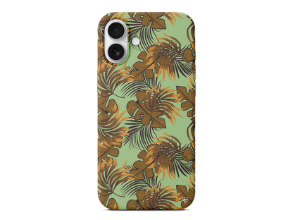 Mat Botanik Lansman Model İçi Kadife Silikon Telefon Kılıfı