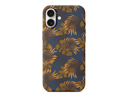 Mat Botanik Lansman Model İçi Kadife Silikon Telefon Kılıfı