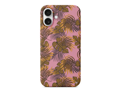 Mat Botanik Lansman Model İçi Kadife Silikon Telefon Kılıfı