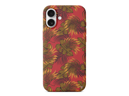 Mat Botanik Lansman Model İçi Kadife Silikon Telefon Kılıfı – Plus Serisine Özel