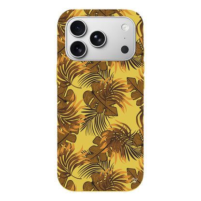 Mat Botanik Lansman Model İçi Kadife Silikon Telefon Kılıfı