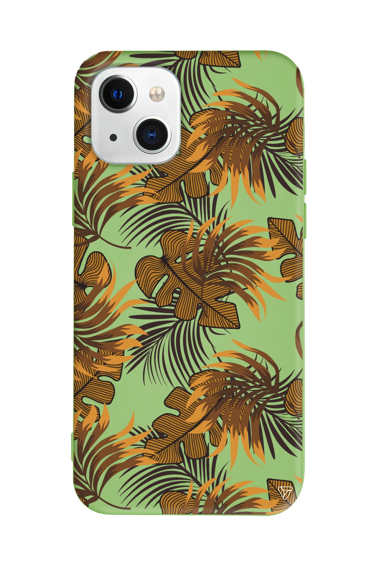 Mat Botanik Lansman Model İçi Kadife Silikon Telefon Kılıfı