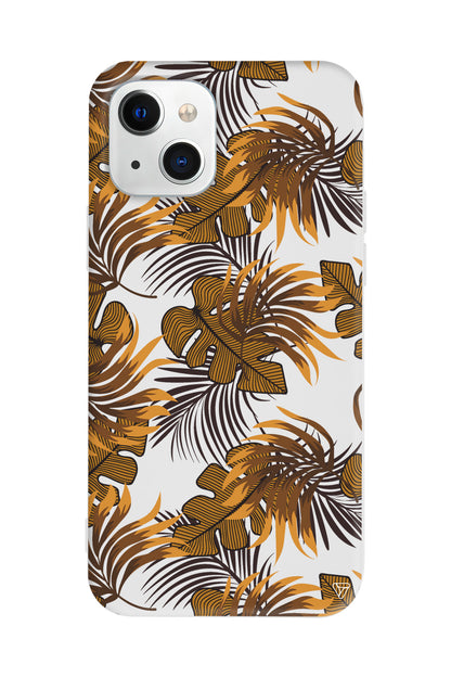 Mat Botanik Lansman Model İçi Kadife Silikon Telefon Kılıfı