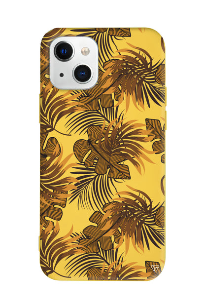 Mat Botanik Lansman Model İçi Kadife Silikon Telefon Kılıfı – Plus Serisine Özel