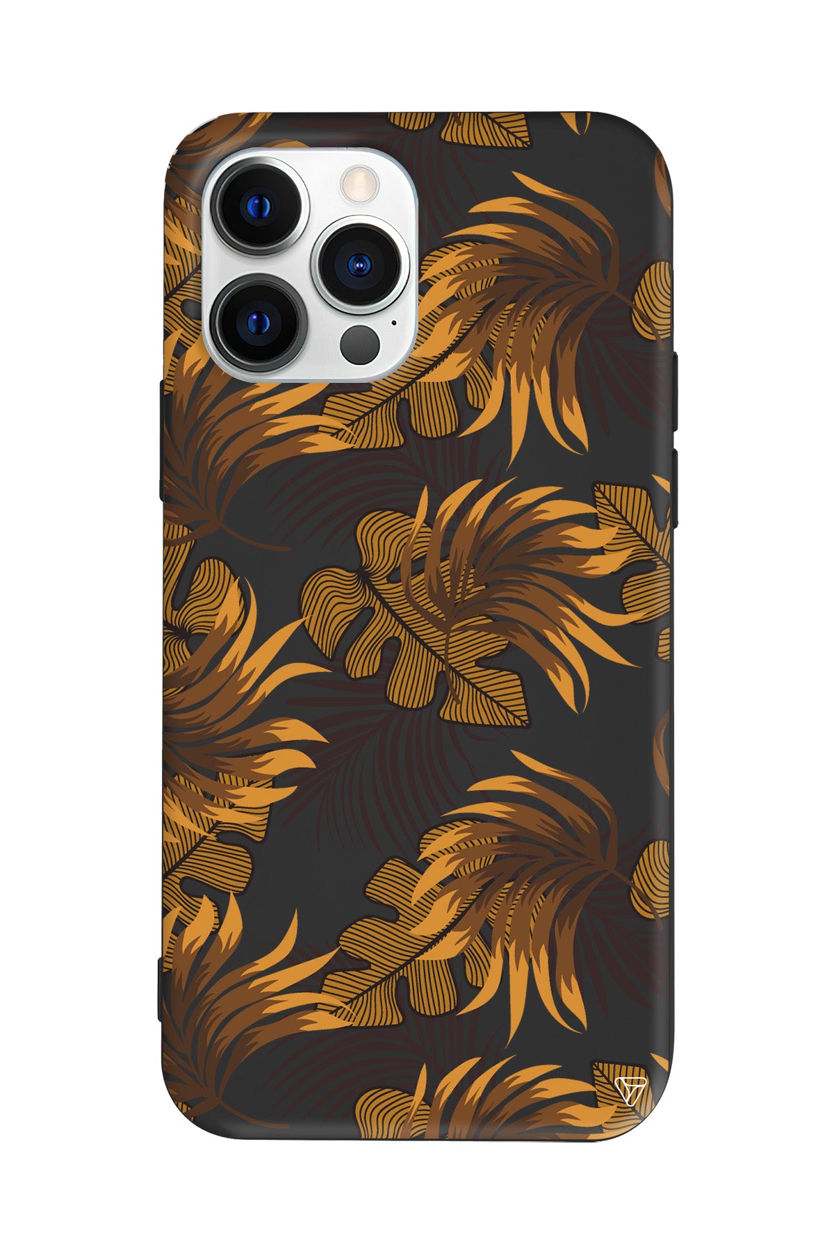 Mat Botanik Lansman Model İçi Kadife Silikon Telefon Kılıfı