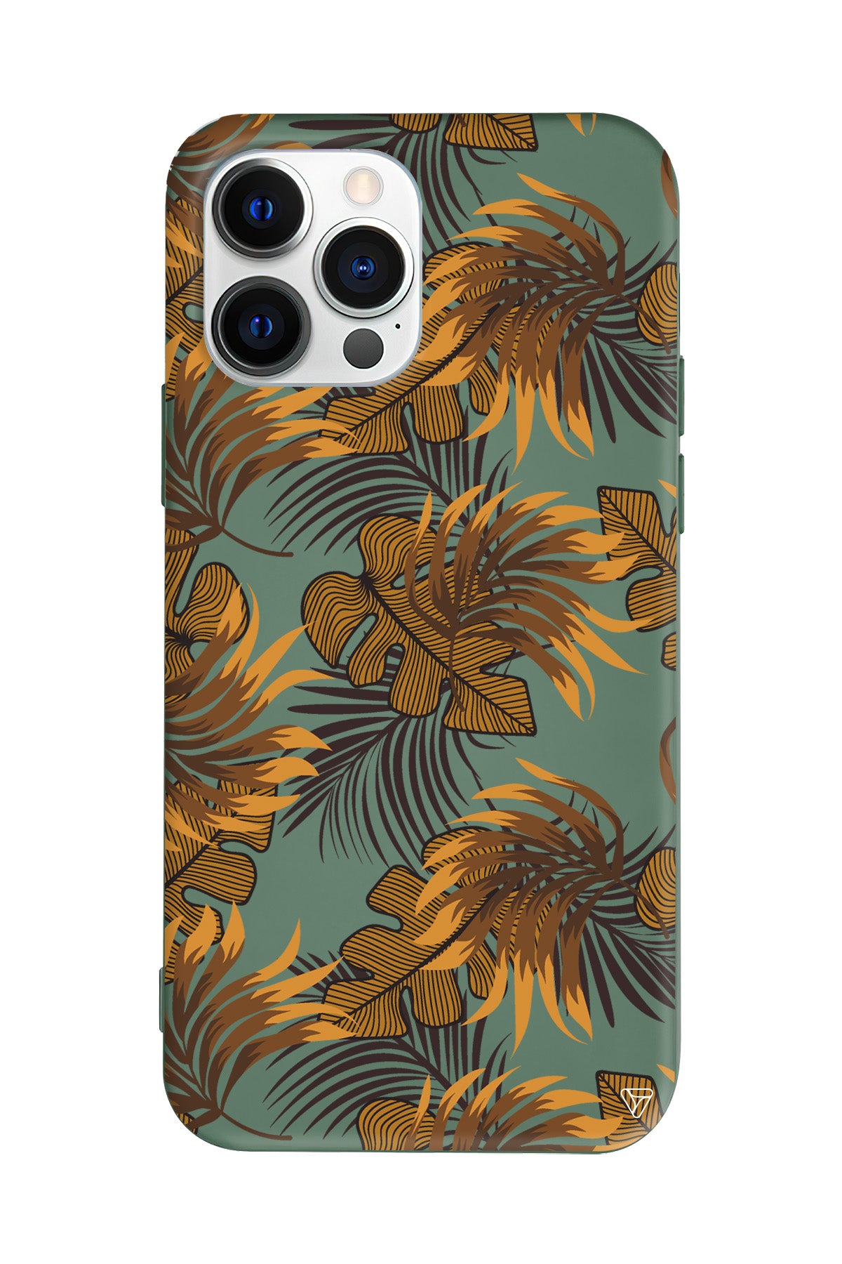 Mat Botanik Lansman Model İçi Kadife Silikon Telefon Kılıfı