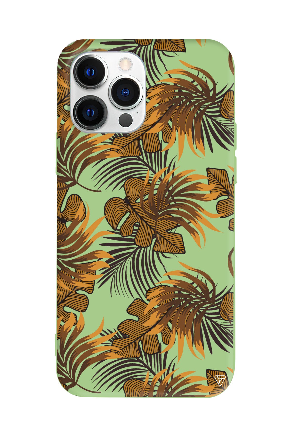 Mat Botanik Lansman Model İçi Kadife Silikon Telefon Kılıfı