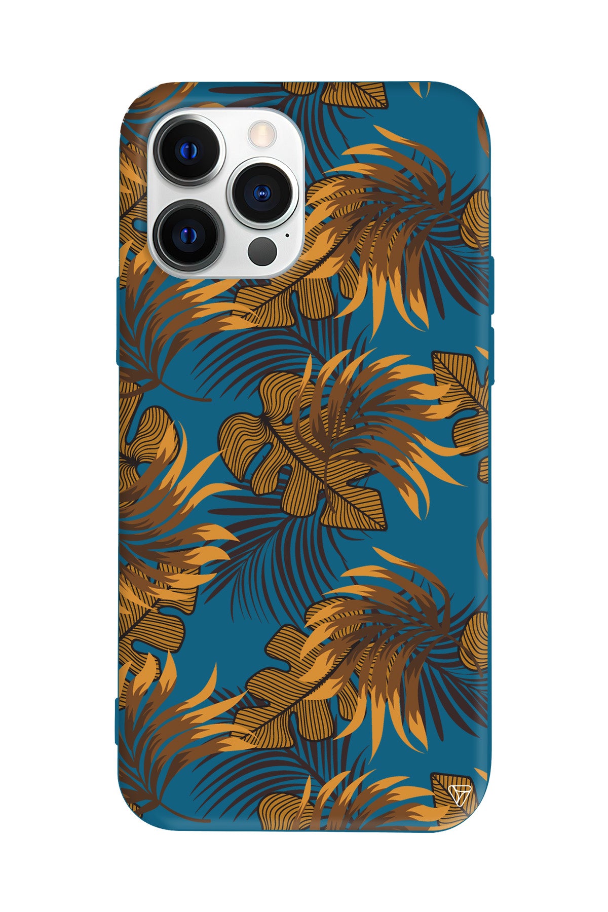 Mat Botanik Lansman Model İçi Kadife Silikon Telefon Kılıfı