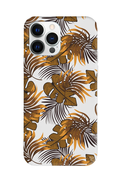 Mat Botanik Lansman Model İçi Kadife Silikon Telefon Kılıfı