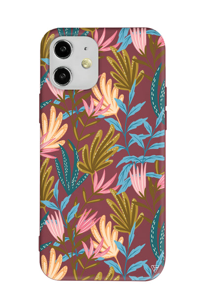 Bahar Esintisi Lansman Model İçi Kadife Silikon Telefon Kılıfı