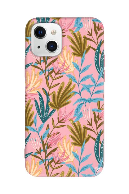 Bahar Esintisi Lansman Model İçi Kadife Silikon Telefon Kılıfı – Plus Serisine Özel