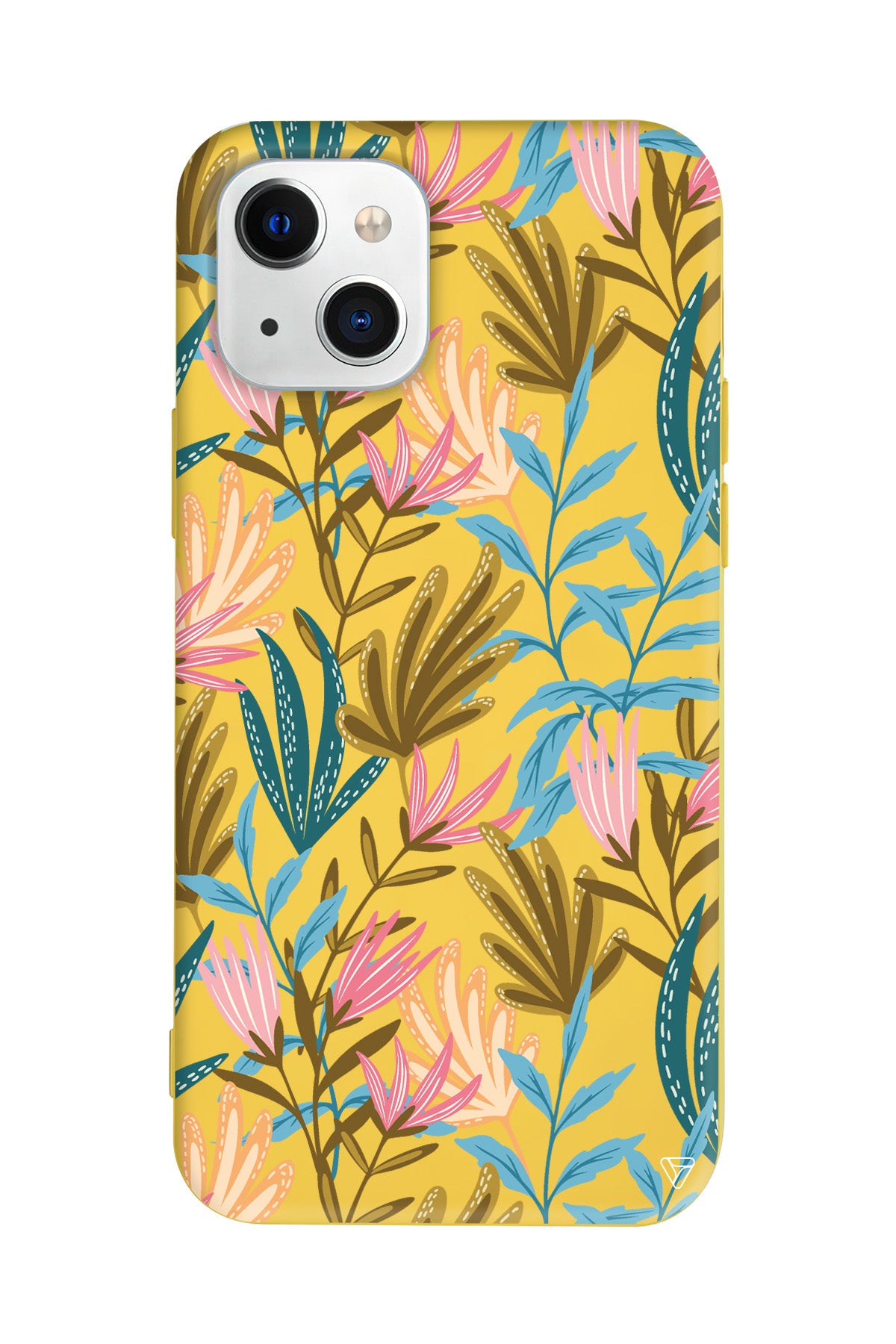 Bahar Esintisi Lansman Model İçi Kadife Silikon Telefon Kılıfı