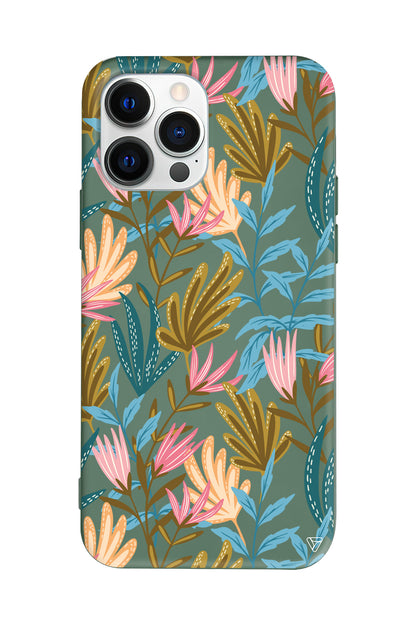 Bahar Esintisi Lansman Model İçi Kadife Silikon Telefon Kılıfı