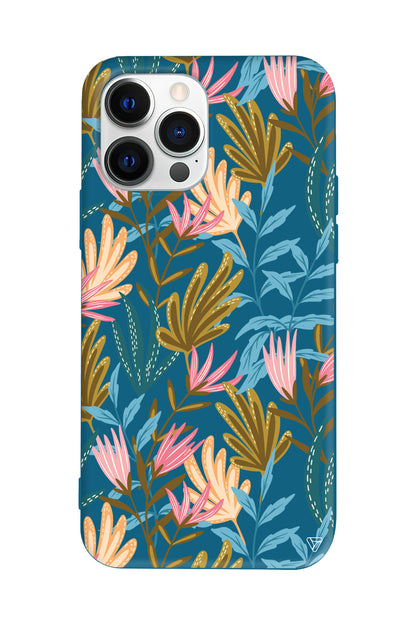 Bahar Esintisi Lansman Model İçi Kadife Silikon Telefon Kılıfı