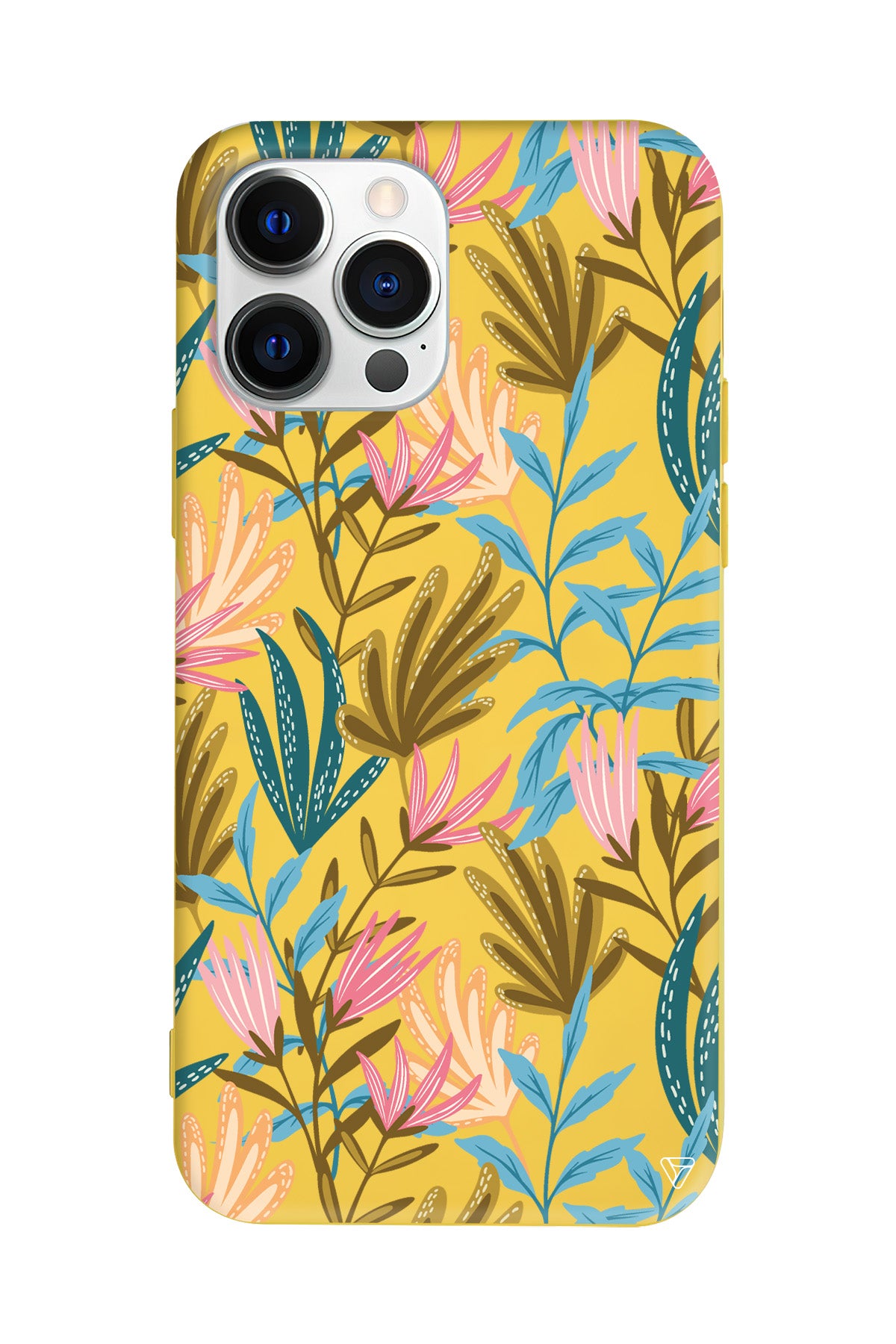 Bahar Esintisi Lansman Model İçi Kadife Silikon Telefon Kılıfı