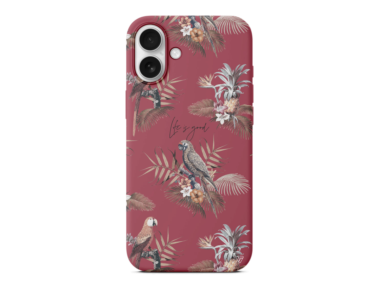 Parrot Yard Lansman Model İçi Kadife Silikon Telefon Kılıfı