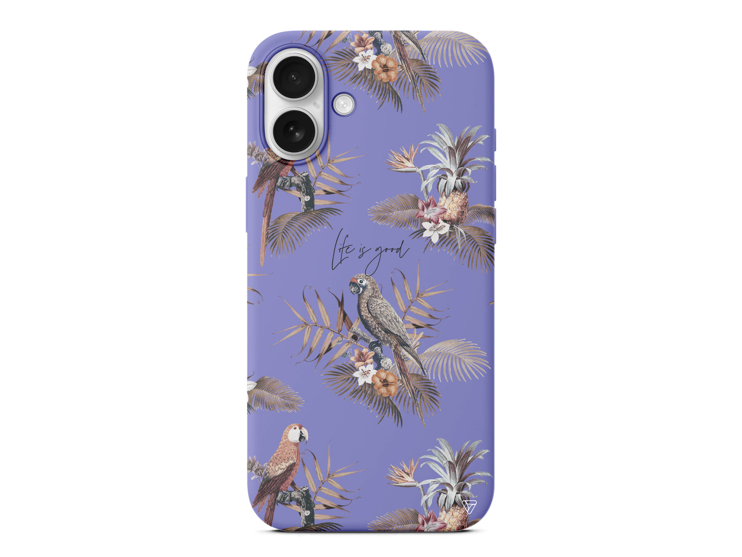 Parrot Yard Lansman Model İçi Kadife Silikon Telefon Kılıfı