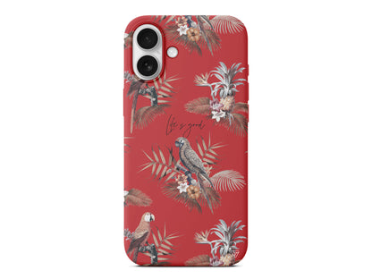 Parrot Yard Lansman Model İçi Kadife Silikon Telefon Kılıfı – Plus Serisine Özel