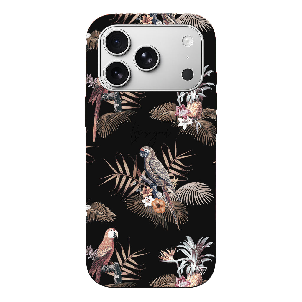 Parrot Yard Lansman Model İçi Kadife Silikon Telefon Kılıfı