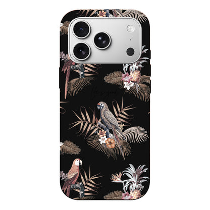 Parrot Yard Lansman Model İçi Kadife Silikon Telefon Kılıfı