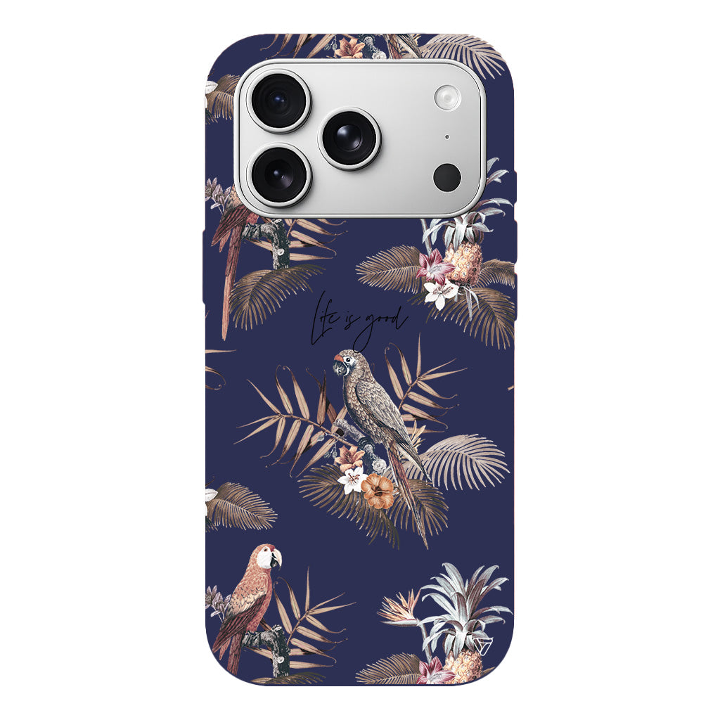 Parrot Yard Lansman Model İçi Kadife Silikon Telefon Kılıfı