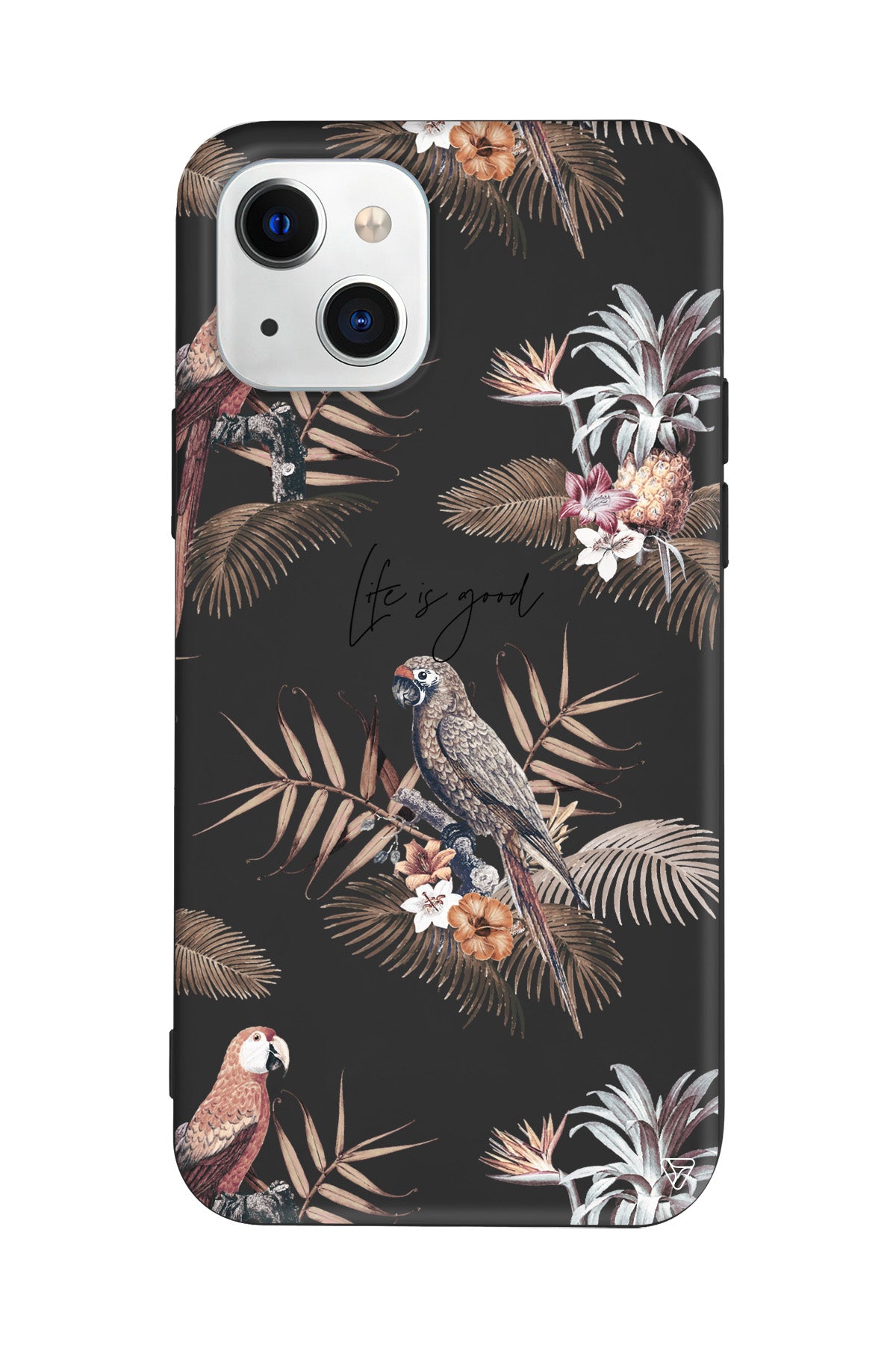 Parrot Yard Lansman Model İçi Kadife Silikon Telefon Kılıfı