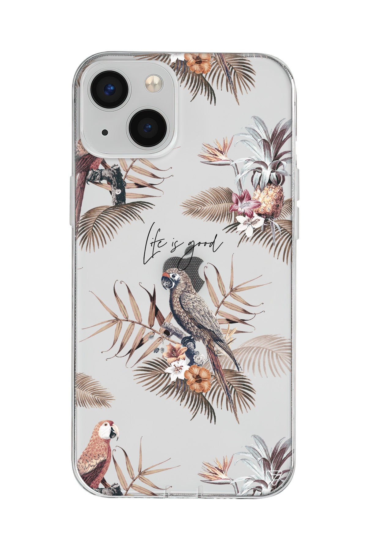 Parrot Yard Lansman Model İçi Kadife Silikon Telefon Kılıfı