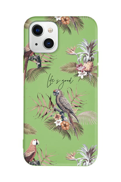 Parrot Yard Lansman Model İçi Kadife Silikon Telefon Kılıfı – Plus Serisine Özel