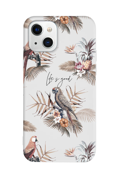 Parrot Yard Lansman Model İçi Kadife Silikon Telefon Kılıfı – Plus Serisine Özel