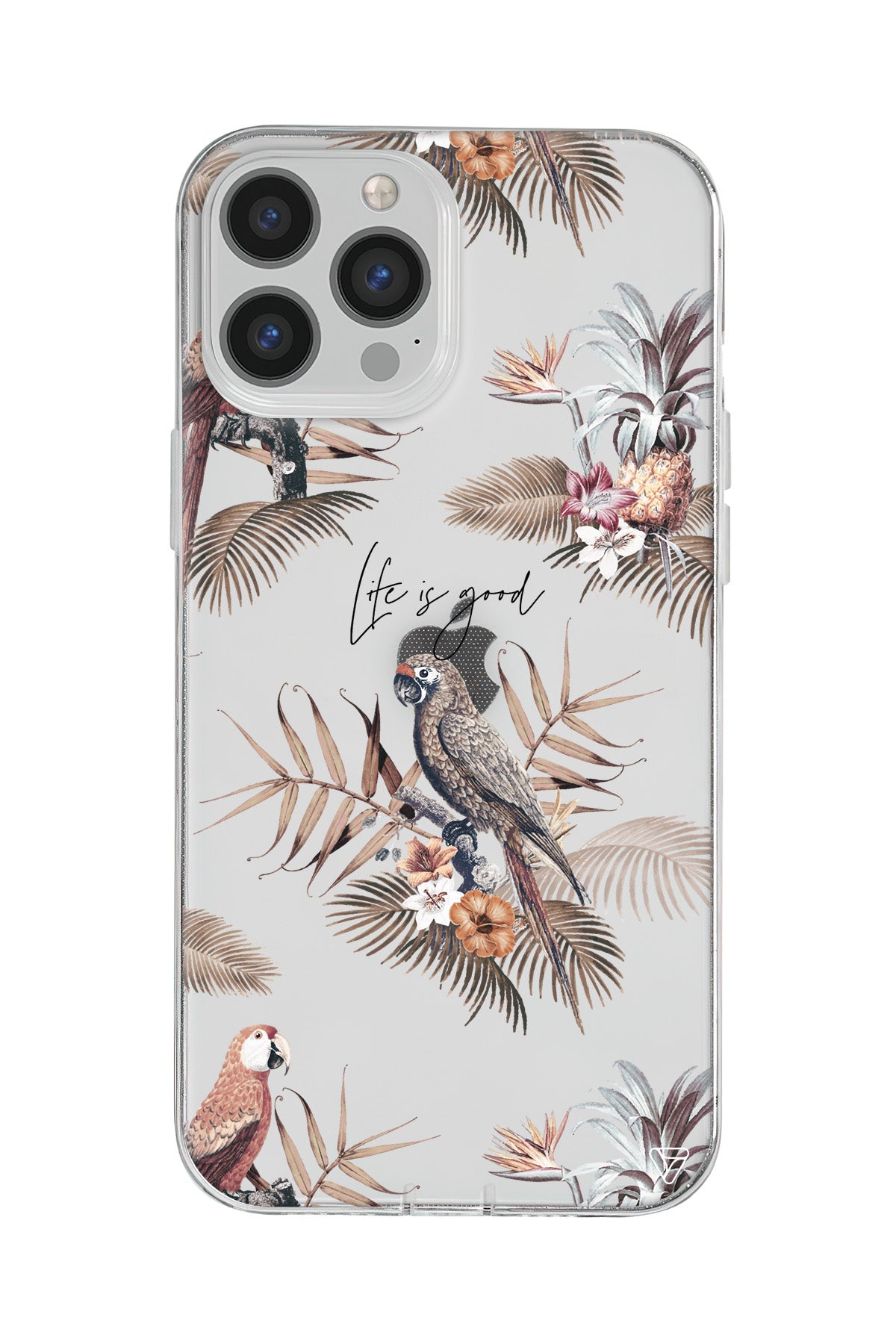 Parrot Yard Lansman Model İçi Kadife Silikon Telefon Kılıfı