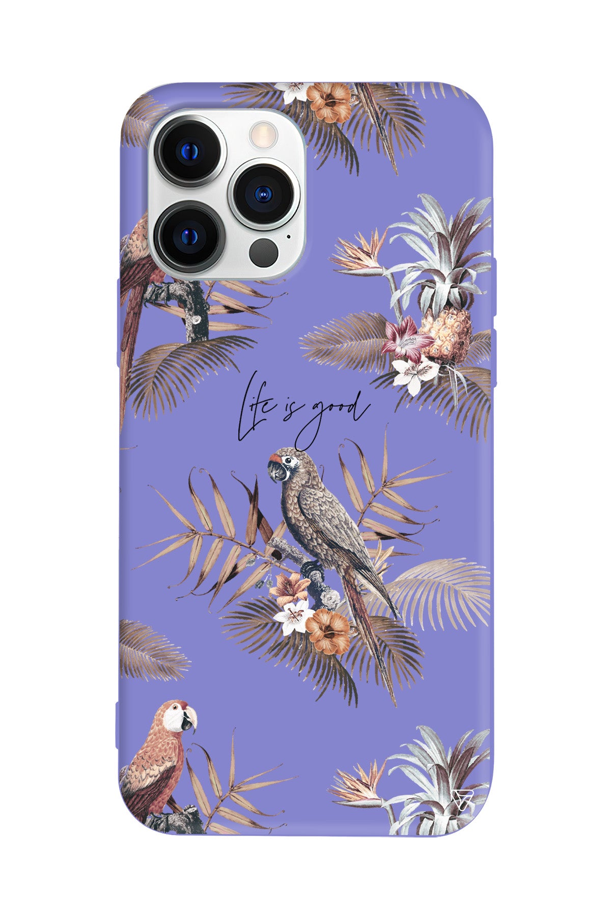 Parrot Yard Lansman Model İçi Kadife Silikon Telefon Kılıfı