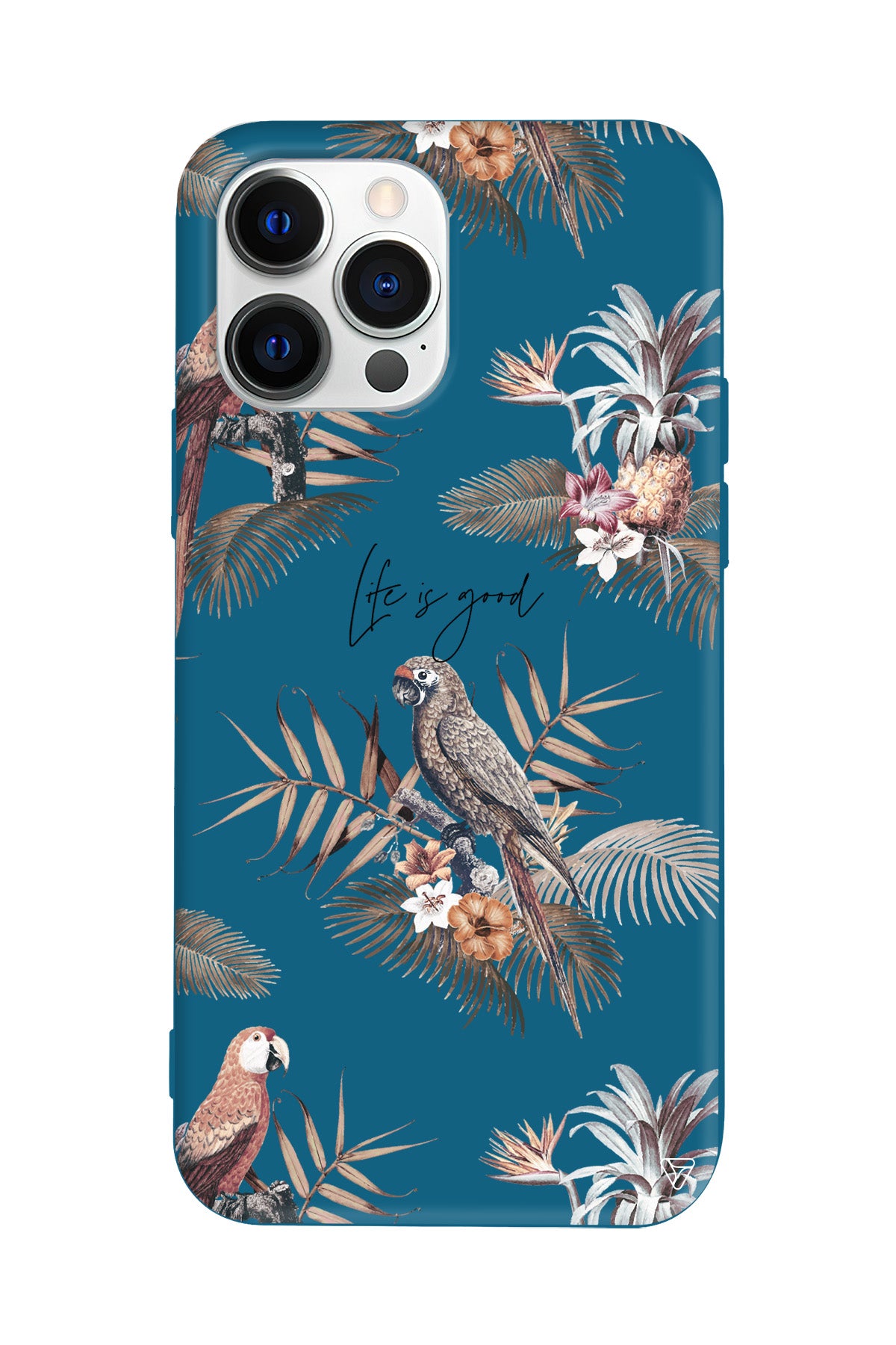 Parrot Yard Lansman Model İçi Kadife Silikon Telefon Kılıfı