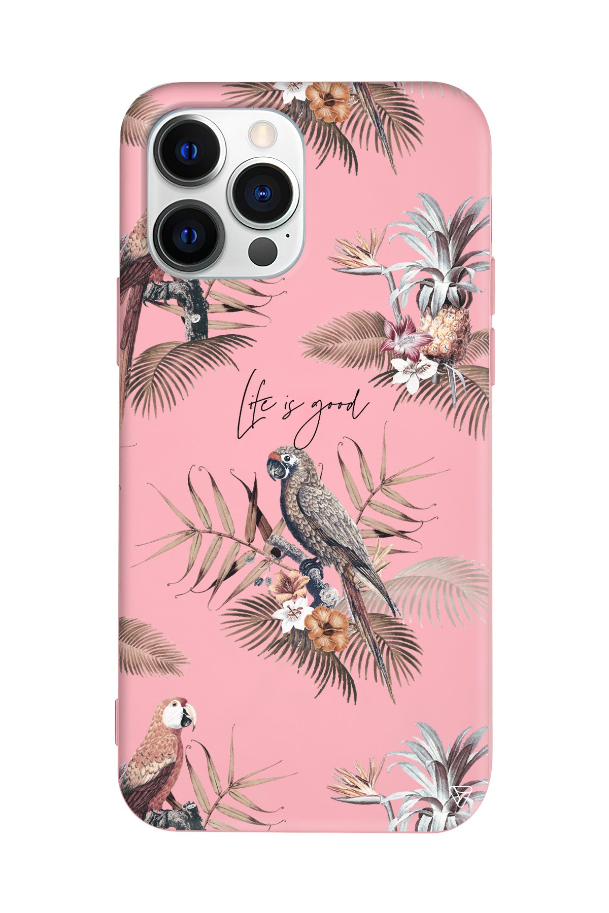 Parrot Yard Lansman Model İçi Kadife Silikon Telefon Kılıfı