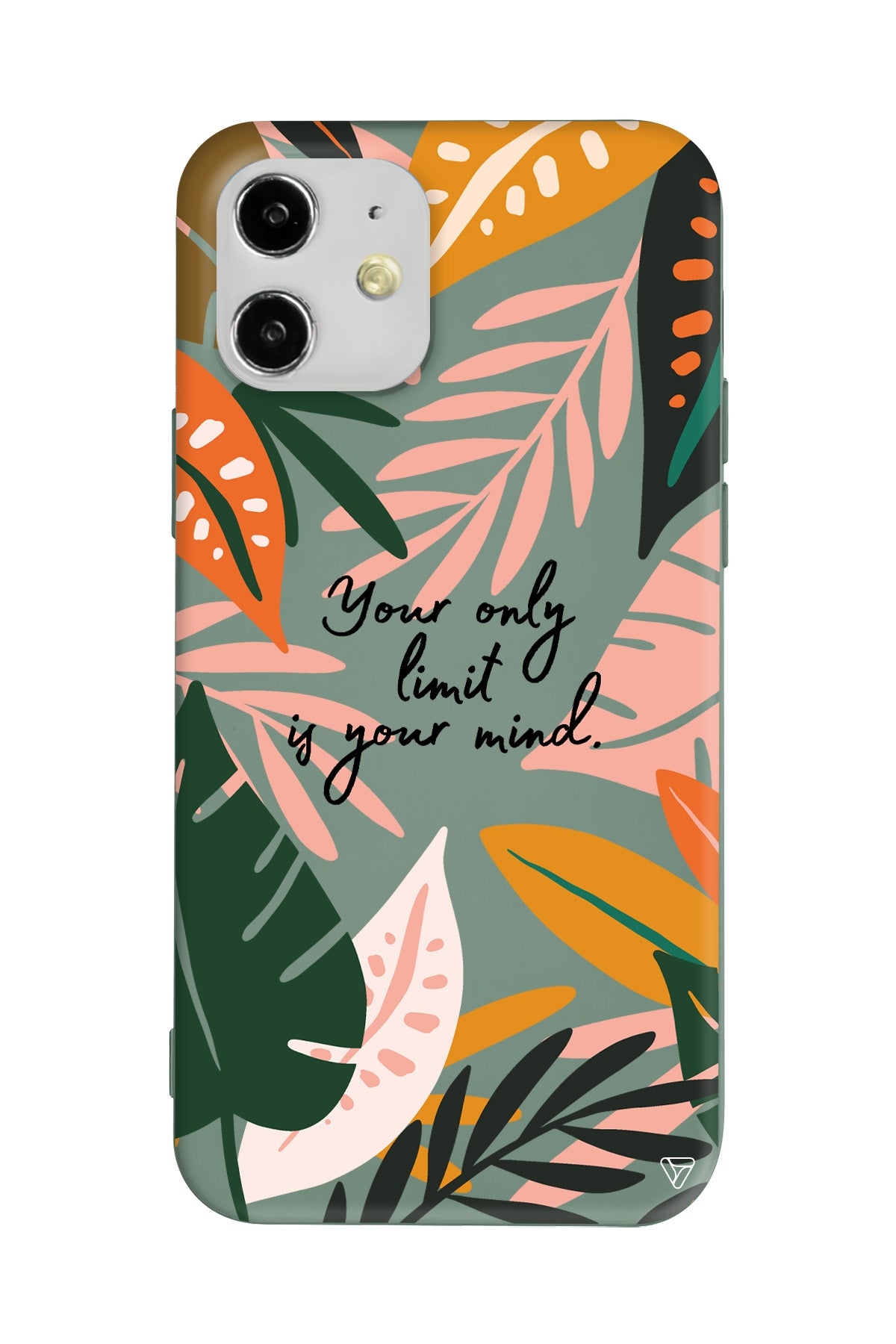 Limit is Your Mind Lansman Model İçi Kadife Silikon Telefon Kılıfı