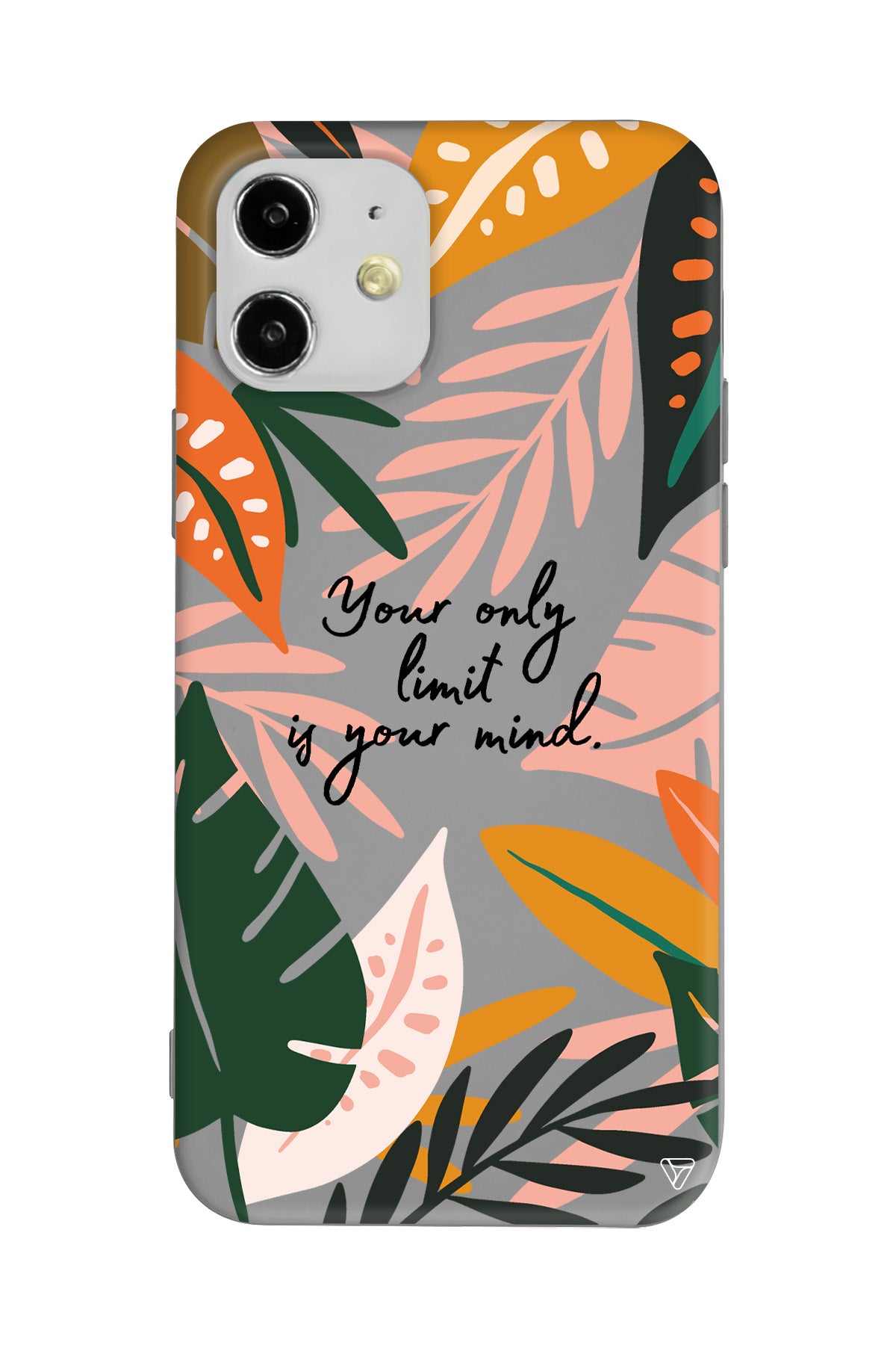 Limit is Your Mind Lansman Model İçi Kadife Silikon Telefon Kılıfı