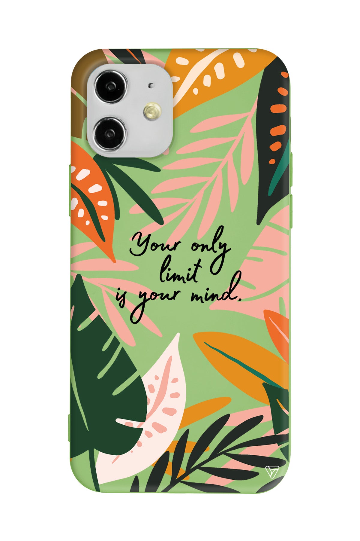 Limit is Your Mind Lansman Model İçi Kadife Silikon Telefon Kılıfı